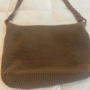 The Sak Chocolate Knit Hobo Bag